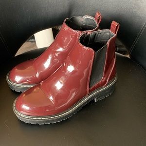 Maroon Chelsea Boots